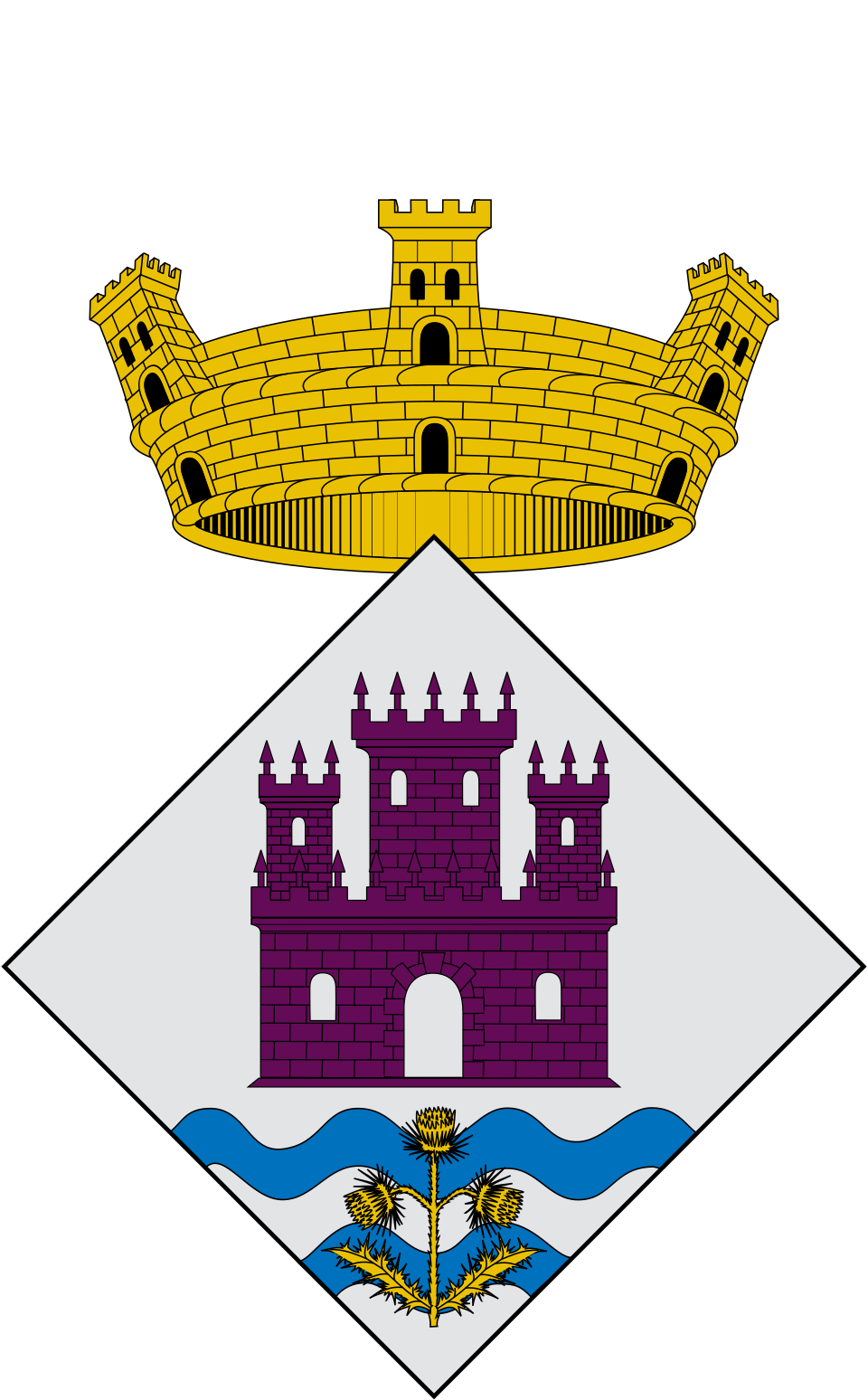 Escut de Castellfollit de Riubregós